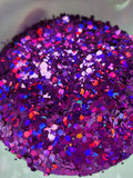 Violeta Chunky Glitter