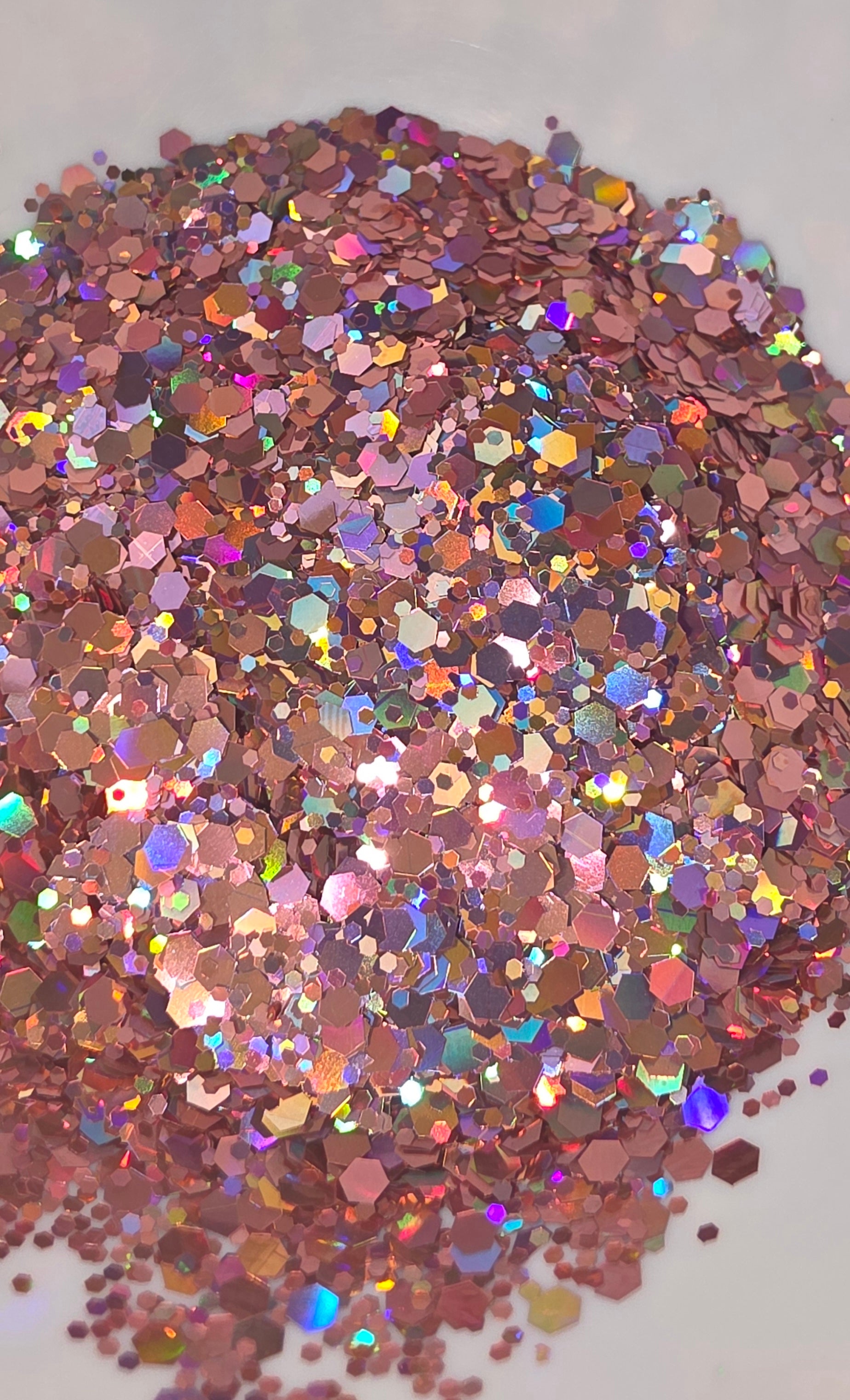 Dusty Rose Chunky Glitter